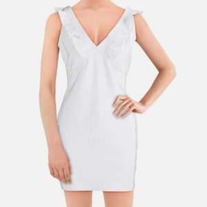 Womens V-Neck Sleeveless Bodycon Dress